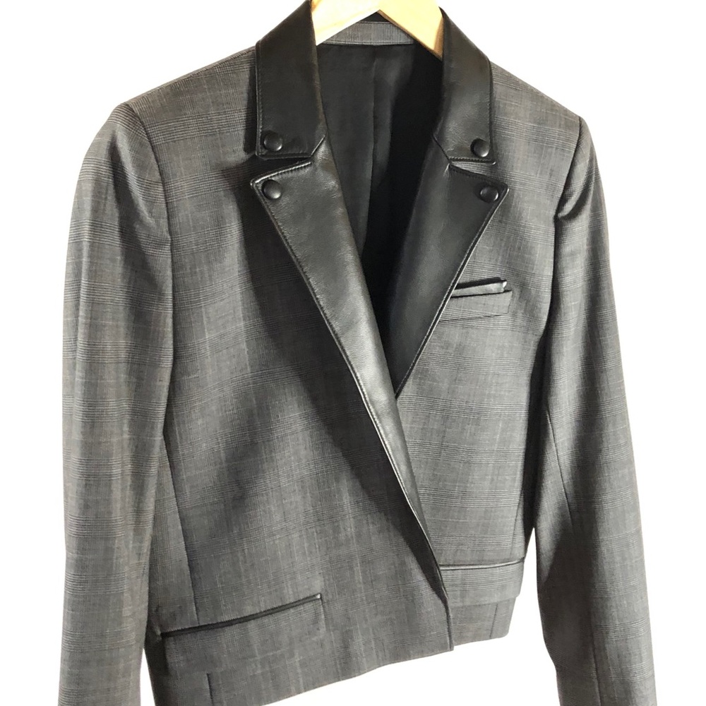 NWT The Kooples Prince De Galles Cropped Blazer